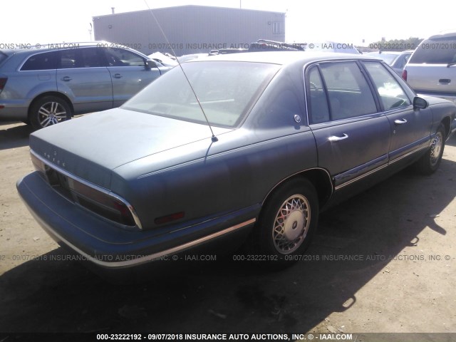 1G4CW52K5SH643659 - 1995 BUICK PARK AVENUE  BLUE photo 4