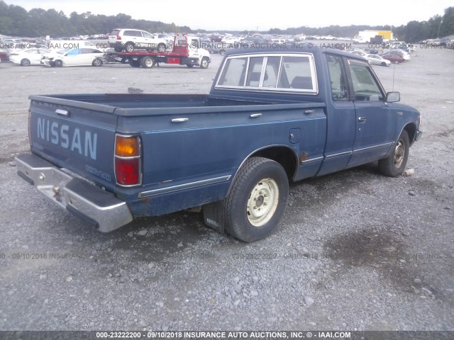 1N6ND06S3EC347540 - 1984 DATSUN 720 KING CAB BLUE photo 4