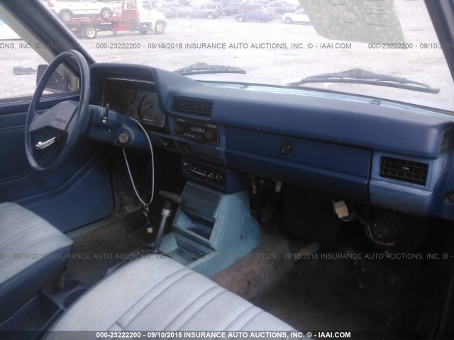 1N6ND06S3EC347540 - 1984 DATSUN 720 KING CAB BLUE photo 5