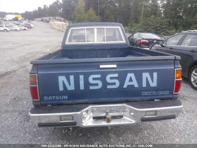 1N6ND06S3EC347540 - 1984 DATSUN 720 KING CAB BLUE photo 8