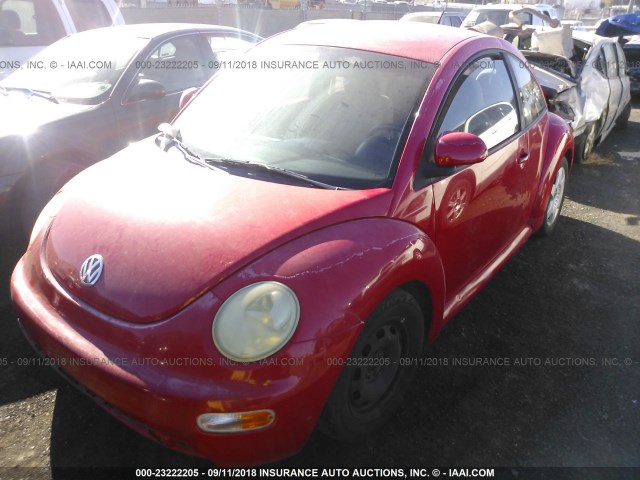 3VWBB61C4WM003811 - 1998 VOLKSWAGEN NEW BEETLE 红色 照片 2