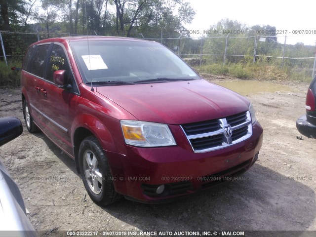 2D8HN54P18R131904 - 2008 DODGE GRAND CARAVAN SXT RED photo 6