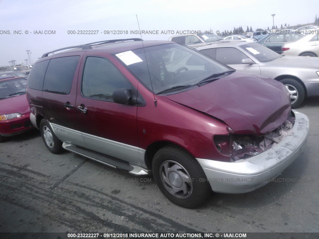 4T3ZF13C3WU032821 - 1998 TOYOTA SIENNA LE/XLE RED photo 1