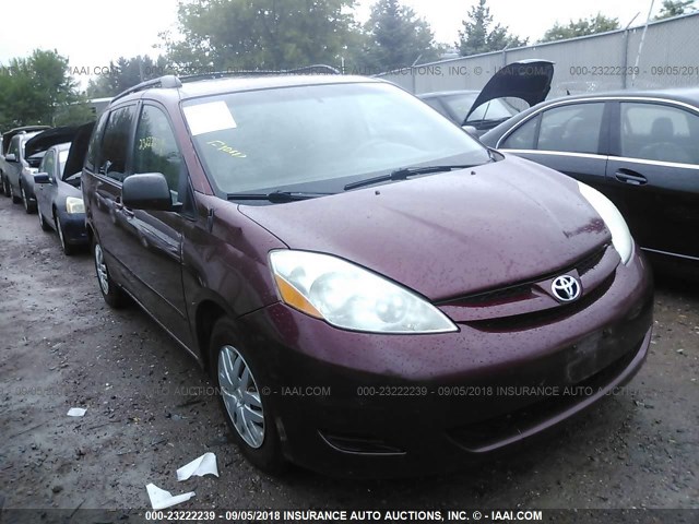 5TDZK23CX8S164464 - 2008 TOYOTA SIENNA CE/LE BURGUNDY photo 1