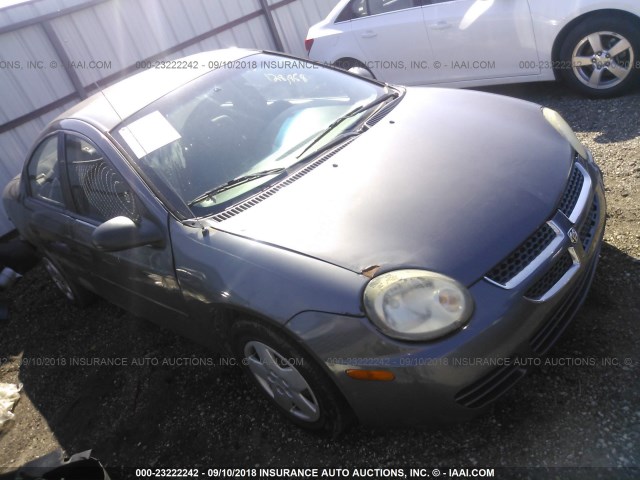 1B3ES26C33D239358 - 2003 DODGE NEON SE GRAY photo 1