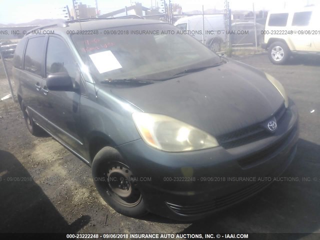 5TDZA23C65S236503 - 2005 TOYOTA SIENNA CE/LE 绿色 照片 1