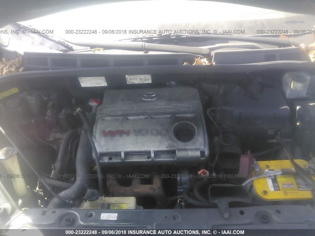 5TDZA23C65S236503 - 2005 TOYOTA SIENNA CE/LE 绿色 照片 10