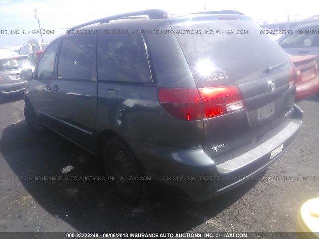 5TDZA23C65S236503 - 2005 TOYOTA SIENNA CE/LE 绿色 照片 3