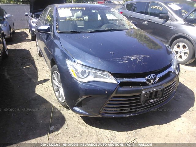 4T1BF1FK1FU956526 - 2015 TOYOTA CAMRY LE/XLE/SE/XSE BLUE photo 6