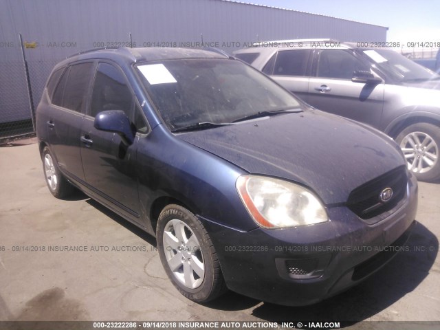 KNAFG526X77117894 - 2007 KIA RONDO LX/EX BLUE photo 1