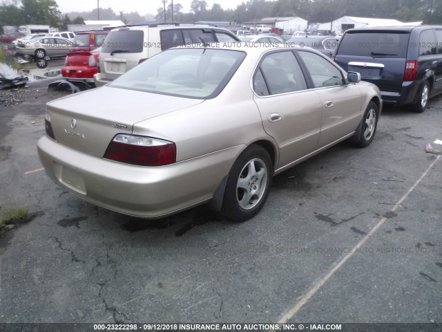 19UUA56793A019677 - 2003 ACURA 3.2TL GOLD photo 4