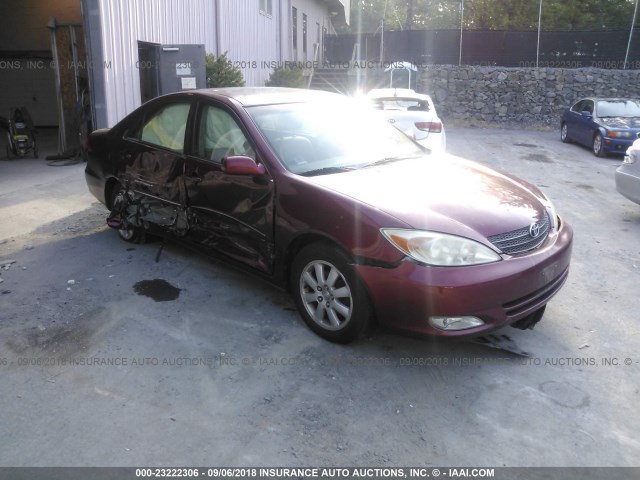 4T1BE30K63U243057 - 2003 TOYOTA CAMRY LE/XLE/SE Бордовый фото 1