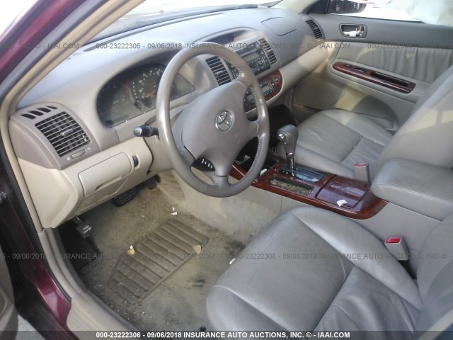 4T1BE30K63U243057 - 2003 TOYOTA CAMRY LE/XLE/SE Бордовый фото 5