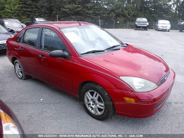 1FAFP34354W120901 - 2004 FORD FOCUS SE COMFORT/SE SPORT RED photo 1