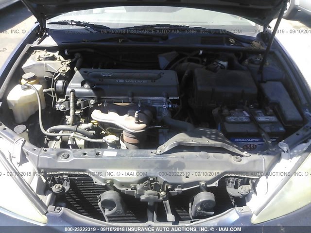 4T1BE32K54U319723 - 2004 TOYOTA CAMRY LE/XLE/SE 蓝色 照片 10