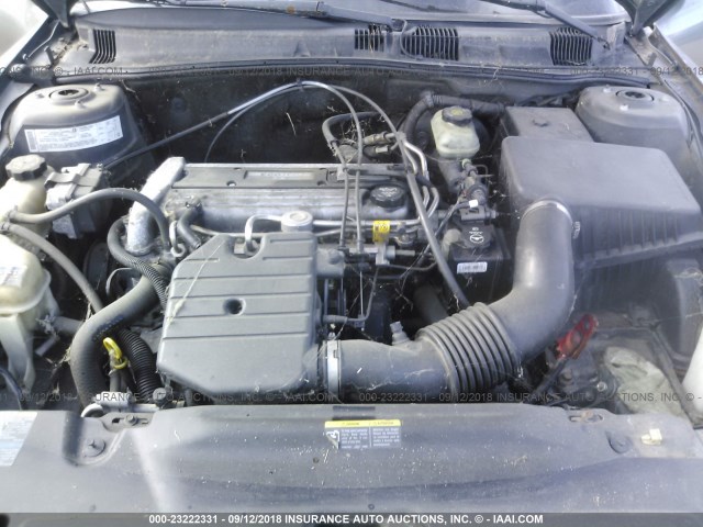 1G2NE52F45M142359 - 2005 PONTIAC GRAND AM SE GRAY photo 10