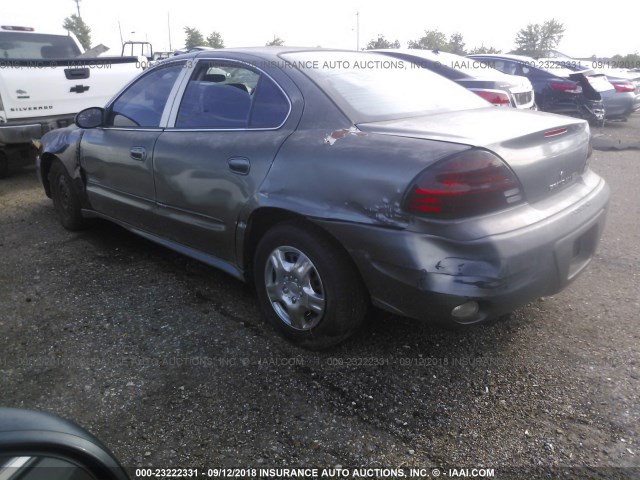 1G2NE52F45M142359 - 2005 PONTIAC GRAND AM SE GRAY photo 3