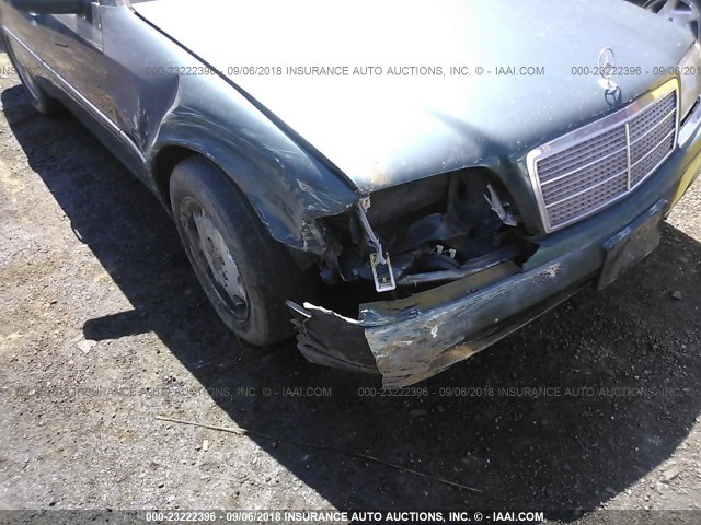 WDBHA28EXTF446877 - 1996 MERCEDES-BENZ C 280 GREEN photo 6