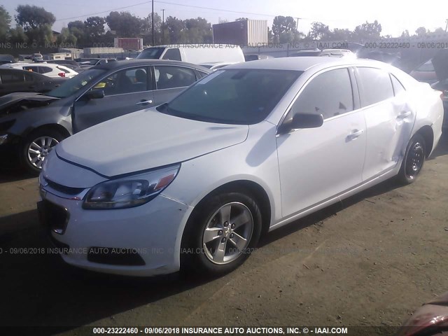 1G11A5SL2FF267337 - 2015 CHEVROLET MALIBU LS Ağ foto 2