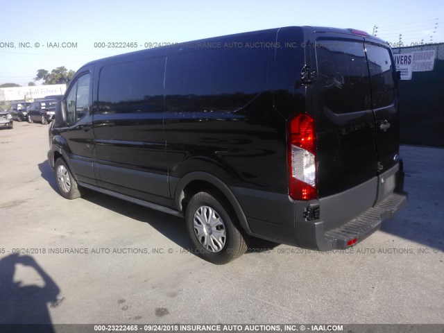 1FTYE1YM2HKA47807 - 2017 FORD TRANSIT T-150 BLACK photo 3