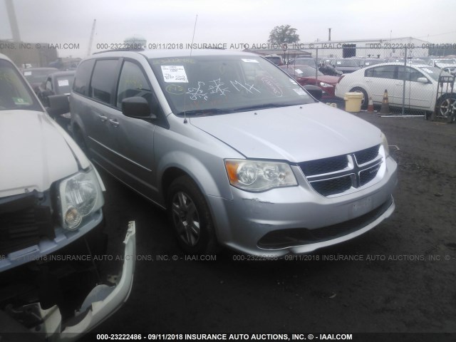 2D4RN4DG6BR690453 - 2011 DODGE GRAND CARAVAN EXPRESS SILVER photo 1