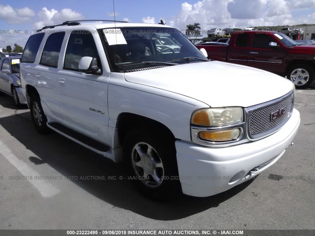 1GKEK63U16J101430 - 2006 GMC YUKON DENALI WHITE photo 1