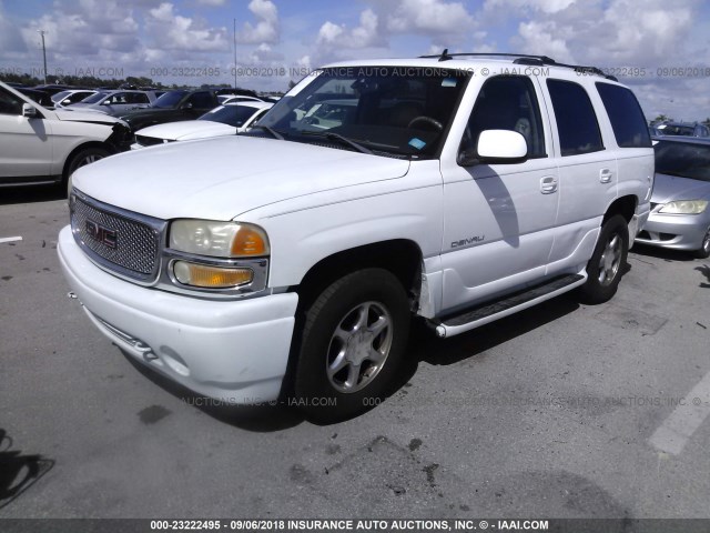 1GKEK63U16J101430 - 2006 GMC YUKON DENALI WHITE photo 2