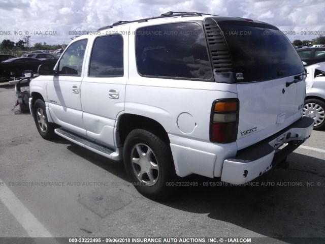 1GKEK63U16J101430 - 2006 GMC YUKON DENALI WHITE photo 3