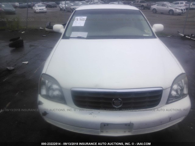 1G6KE54Y54U188779 - 2004 CADILLAC DEVILLE DHS WHITE photo 6