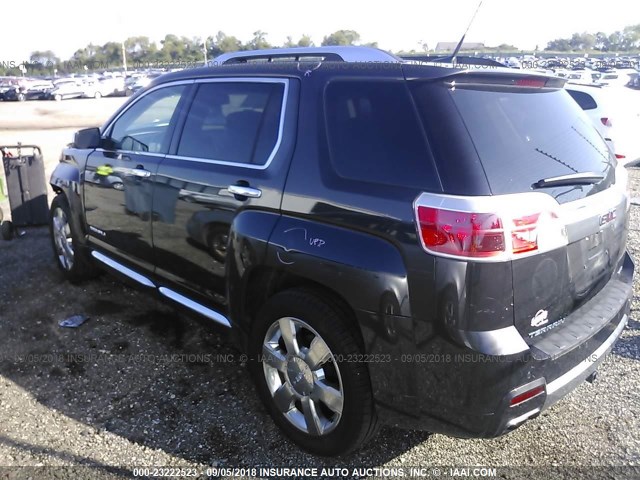 2GKFLZE37D6133705 - 2013 GMC TERRAIN DENALI BLACK photo 3