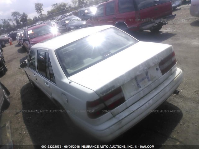 YV1KS9603V1107022 - 1997 VOLVO 960 WHITE photo 3