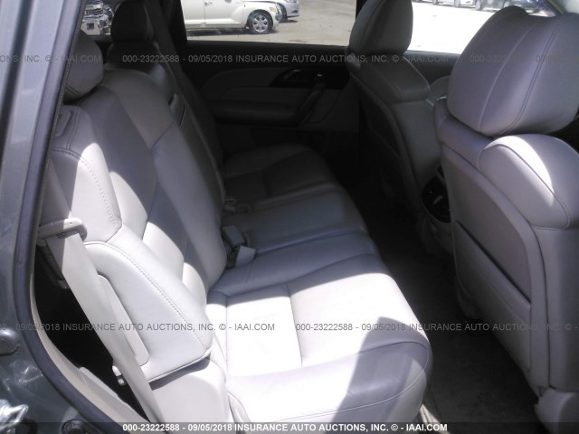 2HNYD28317H534464 - 2007 ACURA MDX TECHNOLOGY GRAY photo 8