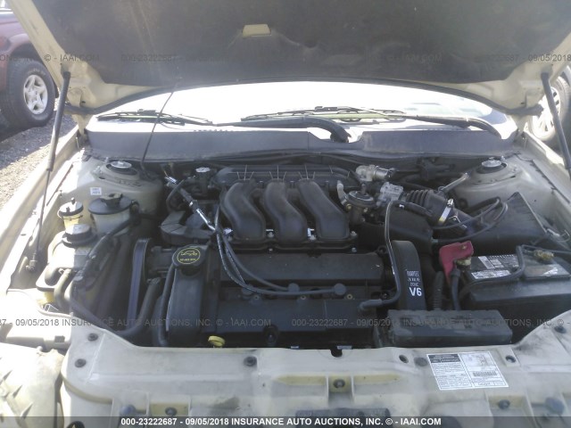 1FAFP56S41A143191 - 2001 FORD TAURUS SEL TAN photo 10