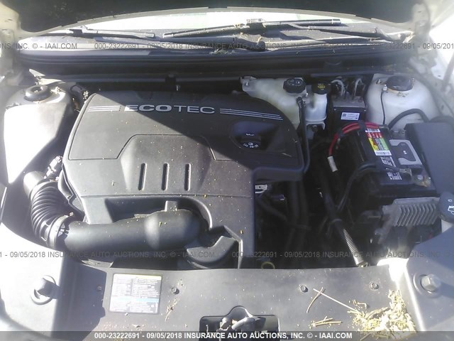 1G1ZH57B484282872 - 2008 CHEVROLET MALIBU 1LT თეთრი ფოტო 10