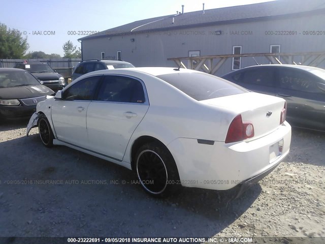 1G1ZH57B484282872 - 2008 CHEVROLET MALIBU 1LT თეთრი ფოტო 3