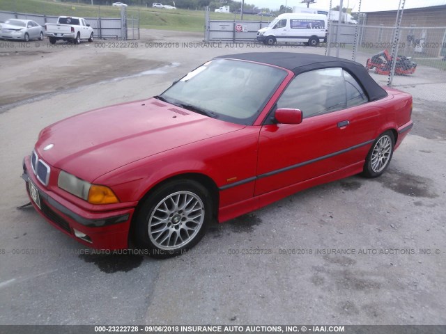 WBABK7327VET62326 - 1997 BMW 328 IC RED photo 2