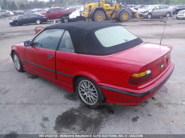 WBABK7327VET62326 - 1997 BMW 328 IC RED photo 3