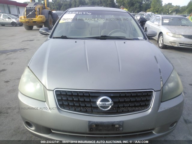 1N4AL11E46N338644 - 2006 NISSAN ALTIMA S/SL GOLD photo 6