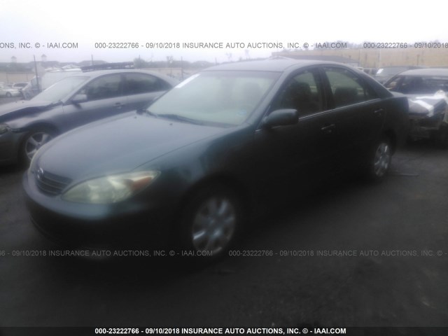 4T1BE32K54U300928 - 2004 TOYOTA CAMRY LE/XLE/SE Жасыл фото 2