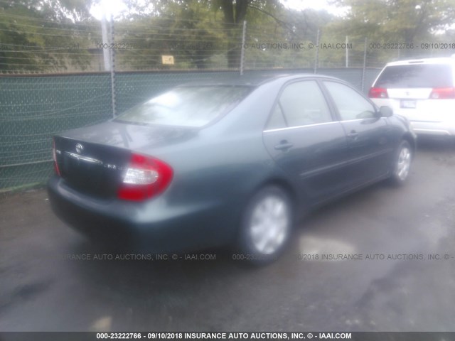 4T1BE32K54U300928 - 2004 TOYOTA CAMRY LE/XLE/SE Жасыл фото 4