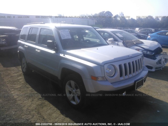 1C4NJRFB9DD274439 - 2013 JEEP PATRIOT LATITUDE GRAY photo 1