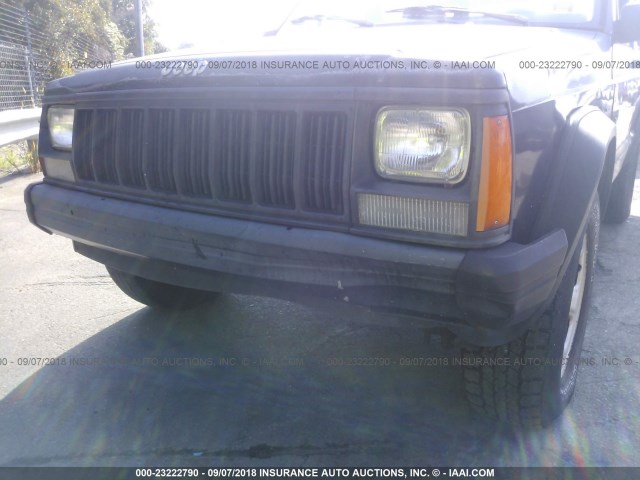 1J4FT68S4TL228221 - 1996 JEEP CHEROKEE SPORT/CLASSIC BLACK photo 6