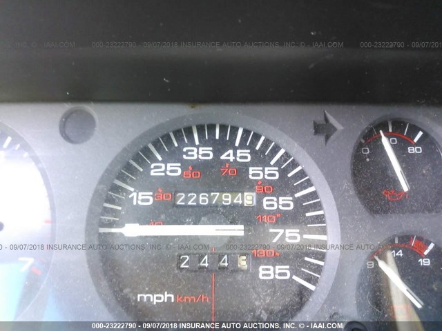 1J4FT68S4TL228221 - 1996 JEEP CHEROKEE SPORT/CLASSIC შავი ფოტო 7