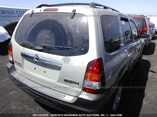 4F2YZ94183KM17455 - 2003 MAZDA TRIBUTE LX Champagne photo 4