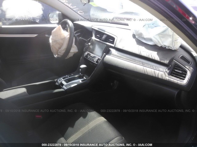 19XFC2F74JE016681 - 2018 HONDA CIVIC EX BLACK photo 5
