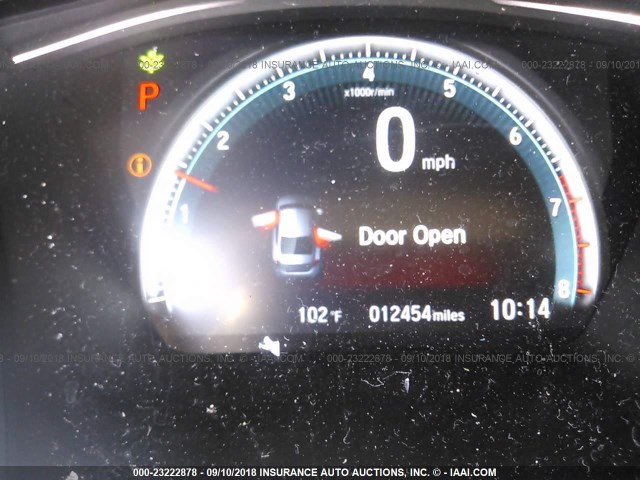 19XFC2F74JE016681 - 2018 HONDA CIVIC EX BLACK photo 7