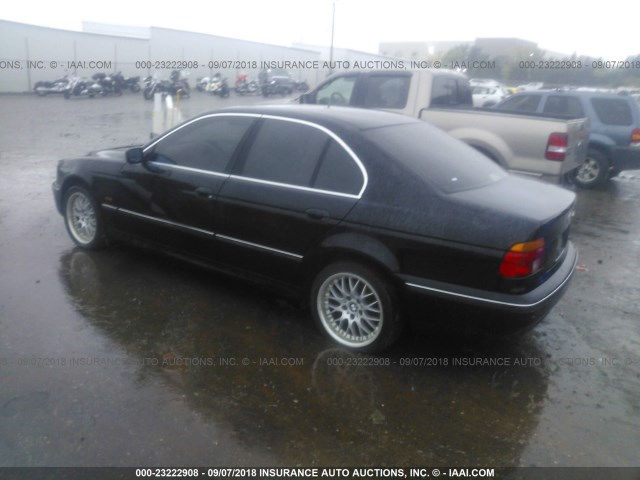 WBADM6335XBY22755 - 1999 BMW 528 I AUTOMATIC BLACK photo 3