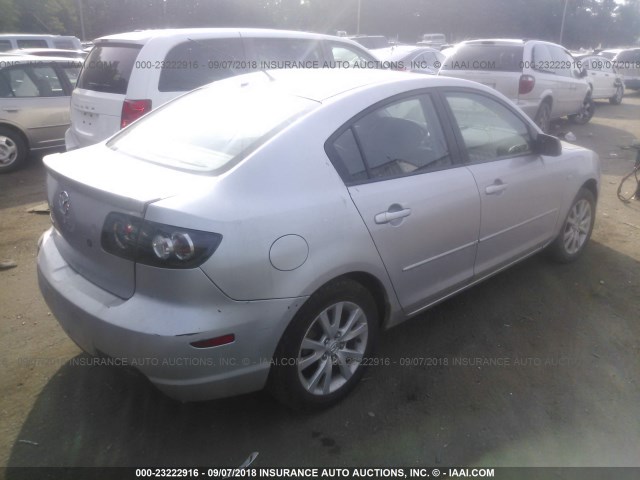 JM1BK32F771610603 - 2007 MAZDA 3 I SILVER photo 4