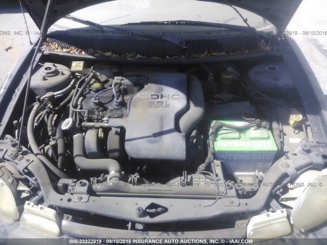 1B3ES42C4XD158747 - 1999 DODGE NEON HIGHLINE BLACK photo 10