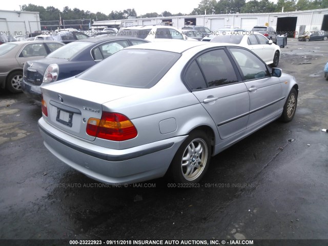 WBAEU33432PH85666 - 2002 BMW 325 XI SILVER photo 4